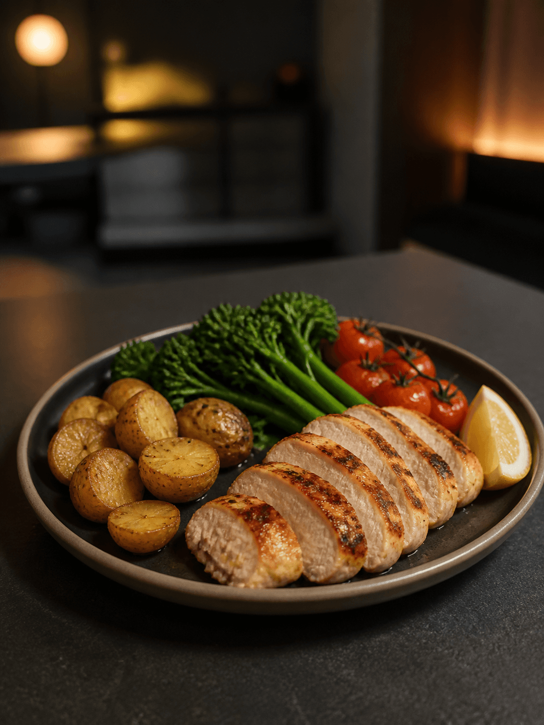 A meal being scanned in Makro